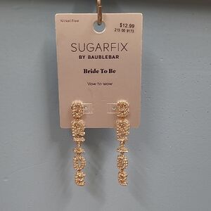 Sugarfix wedding earrings - bride to be